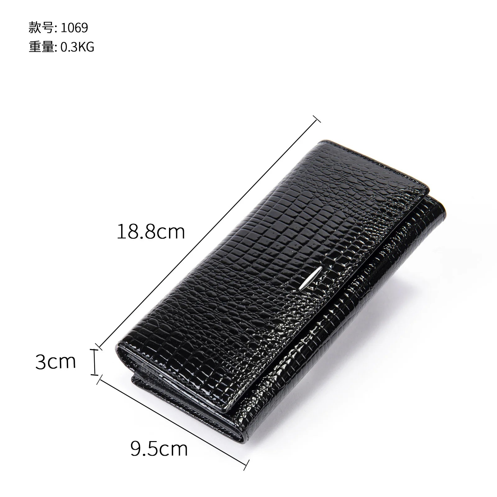 Women Wallet Genuine Leather Handbag Fashionable Small Purse Top Grain Cowhide